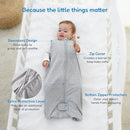 TotAha Sleep Sack 6-12 months, Buttery Soft Swaddle Transition Wearable Blanket Baby Sleeping Bag for Girl Boy,3 Pack 0.5 TOG by TinyTreasures Baby Boutique