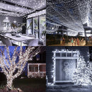 KNONEW 403FT 1000 LED Christmas Lights Outdoor String Light 8 Modes & Timer Fairy Lighting Plug in Waterproof for Xmas Yard Tree Wedding Party Holiday Decorations (Cool White) by GreenHaven Gardens