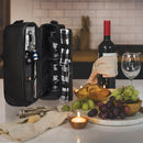 ALLCAMP Wine Bag - Insulated Cooler Bag with Wine Glasses, Bottle Opener & Wine Accessories for Wine Lovers - Portable Wine Gift Bag for Travel, Picnics, and Gift Ideas(Black) by TinyTreasures Baby Boutique