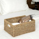 CENBOSS Wicker Baskets (Large, Seagrass, 1PC) Rattan Storage Baskets for Shelves, Woven Seagrass Holder by CozyNest Decor