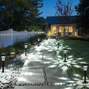 GIGALUMI Solar Outdoor Lights,Solar Lights Outdoor Waterproof 8 Pack,Cool White Pathway for Outside, Powered Garden Decoration for Pathway,Patio,Lawn,Yard by GreenHaven Gardens