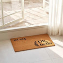 KANKUN Coco Coir Door Mat with Heavy Duty Backing, Welcome Doormat (17" x 30"), Doormat Entrance (Oh Hello) by CozyNest Decor