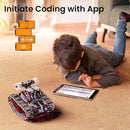Sillbird Robot Building Kit with Remote Control Gifts for Kids Boys Ages 8-12, STEM Coding Robotic Technic Tracked Racer Car Toys for Birthday - Build 4in1 Model with 631 Pieces by TinyTreasures Baby Boutique