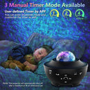 FlyEagle Galaxy Projector for Bedroom, Light Projector Star Projector Galaxy Light with Bluetooth Speaker, Timer, APP & Remote Control for Kids by TinyTreasures Baby Boutique