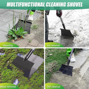 Suchtale Manual Edger Lawn Tool, Multifunctional Garden Cleaning Shovel - Heavy Duty Steel Flat with 54" Adjustable Handle, Gardening Scraper, Outdoor Spade Tool for Weeding, Digging, Ice Removal by GreenHaven Gardens
