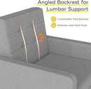 Kromax Mid-Century Modern Accent Chair Set of 2 for Living Room, 496 Lb. Weight Capacity, Dual Armrests, Comfy Extra Large Seat, Timeless Style Perfect for Reading & Relaxing, Light Grey by CozyNest Decor