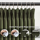 KEQIAOSUOCAI Dark Olive Pinch Pleated Curtains 63 Inches Long for Short Windows, Room Darkening Blackout Curtain Drapes for Bedroom 40 x 63 Inch -2 Panels by TinyTreasures Baby Boutique