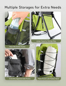 besrey Baby Backpack Carrier, Toddler Hiking Backpack with Safety 3-Height Seat, Adjustable Straps&Waist Belt, Foldable Frame Lightweight Large Capacity Child Carrier for Hiking (Green) by TinyTreasures Baby Boutique