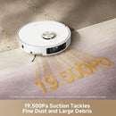 DREAME L50 Ultra Robot Vacuum and Mop White, 19,500Pa Suction, with Auto-Empty and Mop Self-Cleaning, Precise Obstacle Avoidance, HyperStream Detangling DuoBrush by CozyNest Decor