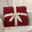 Bedsure GentleSoft Red Throw Blanket for Couch - Super Soft Cozy Blankets Gifts for Women Men Girls, Cute Small Fleece Throws for Bedroom Home Decor, 50x70 Inches by CozyNest Decor