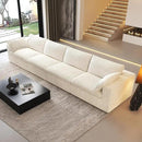 157.5" 4-Seater Cloud Sofa,Modular Sectional Couch,Modern Deep Seat Upholstered Couches with Plush Corduroy Fabric for Living Room Furniture,Bedroom and Apartment,No Assembly Required,White by CozyNest Decor