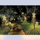 3 Pcs Christmas Decorations Star String Lights 3 Size 108/135/162 LED Waterproof String Lights with Christmas Tree Topper Lighting 8 Modes Waterfall Lights for Garden Yard Party, Warm White by GreenHaven Gardens