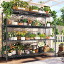 REIBII 60" W Storage Shelves 2878LBS Wire Shelving Unit with Wheels Heavy Duty Metal Shelving Adjustable Metal Shelves for Pantry,Kitchen,Garage,Basement,Business,Warehouse,60”W ×24”D×65.3”H by CozyNest Decor