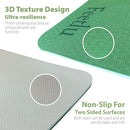 Extra Thick Exercise Yoga Mat with Strap - 2/5 Inch (10MM), Non-Slip Workout Mat for Yoga, Pilates, and Floor Exercises by TinyTreasures Baby Boutique