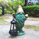 JOYBEE Garden Statues Gnomes with Solar Lantern Outdoor Decor-Gnomes Solar Figurines Lights Decorations for Patio Yard Lawn Ornaments-Gifts for Birthday Easter Housewarming by CozyNest Decor