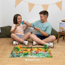 BONNYCO Animal Toys for Kids Painting Kit with 16 Figurines Animal Kids Crafts 4-8 with Glow in The Dark, Safari Gifts for Boys and Girls | Boy Toys 3 4 5 6 7 8 9 10 Years Old Birthday Christmas by TinyTreasures Baby Boutique