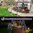 6 Pcs Solar 4th of July Decorations Outdoor Lights 8 Modes Star Stake Lights Waterproof Solar Patriotic Decorations Lights for July 4th Memorial Day Garden Yard Pathway by GreenHaven Gardens