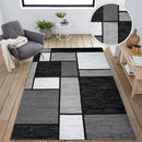 Rugshop Contemporary Modern Boxes for Home Office,Living Room,Bedroom,Kitchen Non Shedding Area Rug 10' X 14' Gray by TinyTreasures Baby Boutique