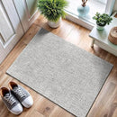 CAMILSON Easy Jute Rug 2x3, Indoor Outdoor Gray Color Farmhouse Area Rugs for Living Room and Kitchen Rug, Solid Boho Woven Design, Easy-Cleaning, Washable Outside Carpet Alfombras (2 x 3) by CozyNest Decor