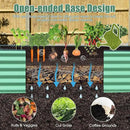Domi Galvanized Raised Garden Bed, Outdoor Planter Garden Boxes Large Metal Planter Box for Gardening Vegetables Fruits Flowers, Green (6x3x1.5ft) by GreenHaven Gardens