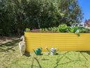 Galvanized Raised Garden Beds Outdoor // 8×2×2 ft Planter Raised Beds for Gardening, Vegetables, Flowers // Large Metal Garden Box (Yellow) // Patented Tool-Free Design by GreenHaven Gardens