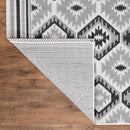 Keen Home Design Outdoor Rug - 8x10 Washable Indoor/Outdoor Rug for Patio, Balcony, Kitchen, Garden, Beach, Deck and Porch. Size: 7'9" x 10'2" by GreenHaven Gardens