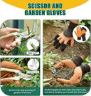 Garden Tool Set, 9-Piece Heavy Duty Outdoor Garden Tools with Ergonomic Handles, Storage Bag, Pruning Shears, Hand Rake and More, Perfect for Gardening Enthusiasts, Gardening Gifts for Women and Men by GreenHaven Gardens