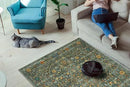 Keen Home Design 2x12 Rug - Machine Washable Runner Rug with Non-Slip Backing, Ideal for Hallway, Entryway, Kitchen, Laundry Room - Vintage, Easy Clean, Durable, Low Pile - (2'6" x 12') by CozyNest Decor
