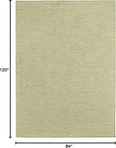 Nourison Home Home Positano 7' x 10' Fabric Green Area Rug by GreenHaven Gardens