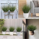 8PCS 17.3" Fake Plants Artificial Wheat Grass Greenery Plastic Plants Fake Grass Artificial Plants for Outdoor Decor Artificial Flower with Greenery Stems for Indoor Home Decoration by CozyNest Decor
