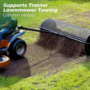 Walensee 44 Inch Compost Spreader Peat Moss Spreader with Side-Latch Design, Upgraded Large-Capacity Metal Mesh Roller for Lawn and Garden Care, Durable Manure Spreader for Seeding and Fertilizing by GreenHaven Gardens
