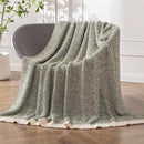 MIULEE Super Soft Throw Blanket for Couch, Olive Green Cozy Fluffy Warm Blankets Lightweight Knit Throw Blankets for Sofa, Bed, Chair, Living Room, Camping, Picnic, 50 x 60 inch by CozyNest Decor
