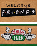 Gertmenian Friends Coir Doormat - 2x3 Welcome Mat (2-Pack), Ideal for High Traffic Areas in Front Door, Garage, Entryway - Paramount Central Perk/Welcome, 80028 by CozyNest Decor