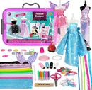 900+ Fashion Designer Kits for Girls with Mannequins-Kids Sewing Kits，Girls Fashion Design Gift，Arts and Crafts Kit，Girl Craft Activities Age 6 7 8 9 10 11 12 by TinyTreasures Baby Boutique