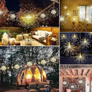 FOOING 6 Pack Firework Lights Led Copper Wire String Lights 8 Modes Battery Operated Fairy Lights with Remote,Wedding Decorative Hanging Lights for Party Patio (Warm White) by GreenHaven Gardens