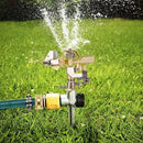 Biswing 1/2 Inch Brass Impact Sprinkler 2 Pack, Heavy Duty Lawn Sprinkler Head with Nozzles, Adjustable 20-360 Degree Large Coverage Pattern, Watering Sprinkler for Grass Patio Garden Irrigation by GreenHaven Gardens