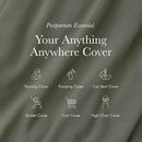 Solly Baby Nursing Cover, Ultra-Breathable, Lightweight Breastfeeding Cover-Up, Buttery-Soft Fabric, Universal Fit, Postpartum Essentials, Newborn Must Haves, Ecru Toile by TinyTreasures Baby Boutique