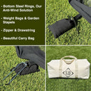 Mosquito Net for Patio 10 x 10 FT | Very Large Sizes & Fabric Designed for Outdoors | Insect House Screen Netting for Gazebo, Porch & Garden Terrace | Black Outside Canopy Bug Protection by GreenHaven Gardens