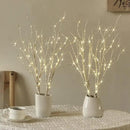 Birchlitland Lighted Birch Branches with Timer Battery Operated 18IN 70L Warm White LED Fairy Lights, Artificial Decorative Branch Lights for Home and Holiday Decoration Indoor Outdoor by CozyNest Decor