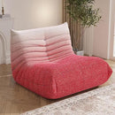 Bean Bag Chair, Fireside Chair Bean Bag Sofa Large Bean Bag Chair for Adults, Bean Bag Chairs for Teens with High Density Comfortable Foam, Memory Foam Bean Bag for Living Room, Bedroom (Pink&White) by CozyNest Decor