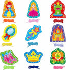 9 Pieces Kids Lacing Cards, Double Sided Sewing Cards in 9 Princess Theme Cards with 9 Colorful Laces, Imagination Development Lacing Toys Games for Children Educational and Learning Activity by TinyTreasures Baby Boutique
