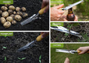 Hand Weeder Puller Tool, Dandelion Fork Weeding Knife Tool - 2023 New Garden Tool for Weeders Easy Quick Clean Removal Root Digging - Original Multi Use Rust-Resistance (13.8in) by GreenHaven Gardens