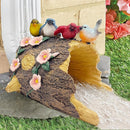 Bird Gutter Downspout Statue, Splash Block, Eco-Friendly Resin Decorative Gutter Extension Downspout, 3x4 Inch Gutter Extender Diverter, Rain Gutter Guard & Noise Dampener, Ideal Outdoor Gift by GreenHaven Gardens