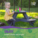Jack & June Circular Cedar Picnic Table – 100% Cedar Wood – Weather Resistant – Perfect for Outdoor Dining and Entertaining by GreenHaven Gardens