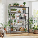REIBII 76.1" H Storage Shelves Wire Shelving Unit Loads 1653 LBS, Metal Shelving with Wheels & Feet, 5 Tier Adjustable Metal Dorm Storage Shelves for Pantry Kitchen, Garage, Back to School Supplies by TinyTreasures Baby Boutique