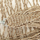 Hatteras Hammocks Deluxe Antique Brown Oatmeal Heirloom Tweed DuraCord Rope Hammock – 13 ft. x 60 in., 2-Person, 450 lb Capacity, Cumaru Spreader Bar, Zinc-Plated Hardware – Handcrafted in The USA by GreenHaven Gardens