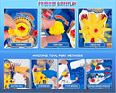 STEM New V6 Engine Model Building Kit，60-Piece Take Apart Toy with Realistic Lights & Sounds, Electric Drill & Tools - Mechanic Repair Playset for Kids Ages 3-5 by TinyTreasures Baby Boutique