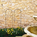 2 Pack Black Garden Trellis for Climbing Plants 59" H x 15.9" W Iron Plant Support Climbing Vines and Flowers Stands Vegetables Patio Metal Lattices Garden Addition Outdoor by GreenHaven Gardens