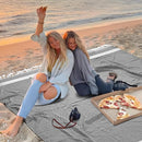 Jumbo Turkish Beach Towel Blanket Picnic Ourtdoor Mat Oversized Sandproof Fast Dry Thin Extra Large XL Big Huge Compact Soft Cotton Cute Summer Vacation Gifts Travel Essential Cruise Ship Accessories by TinyTreasures Baby Boutique
