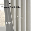 RAIN CITY Natural Birch Blackout Curtains 102 Inch Long 2 Panels Set, Back Tab Track Curtain for Living Room Floor to Ceiling Length Light Blocking Pleated Window Drapes 50x102 by CozyNest Decor